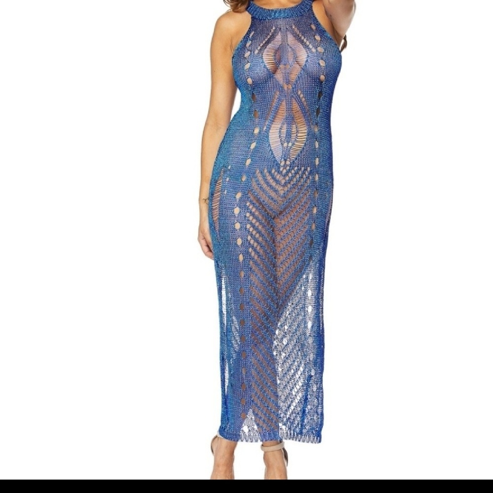 Crochet cover-up dress